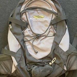 Rudy Project Black Backpack with helmet sling